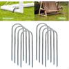 8 шт. батутные колышки прочные грунтовые анкеры для футбольных ворот палатка качели