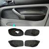 Для VW Golf 4 MK4 Bora Jetta 1999 2000 2001 2002 2003 2004 2005 Автоаксессуары Обшивка Дверной Панели Подлокотник Кожаная Крышка Наклейка Отделка