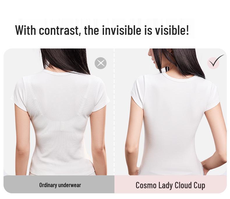 Бесшовный нюдовый бюстгальтер Cloud Breath – Мягкая дышащая поддержка для маленькой груди