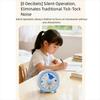 Round/Square Countdown Alarm Clock 60 Minutes Kitchen Timer Visual Timer  Kids Children Reminder