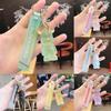 Bear Crystal Glass Doll Key Chain Acrylic Car Key Accessories Pendant Bag