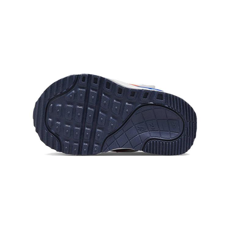 Nike Air Max SYSTM Амортизация, Износостойкие Низкие Кроссовки для Малышей Бело-Синие для Младенцев и Малышей DQ0286-101