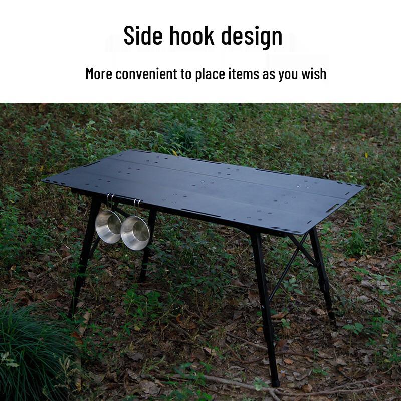 OIMG Portable Aluminum Folding Camping Table