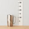 Doshisha Subzero Mug 450ml For Cold Storage Vacuum Cooling 3 Layer Structure Beer Mug Gold + ON℃ZONE