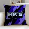 classic brand HKS Cushion Cover Soft  EasyWash Pillow Case  Versatile for Couch Bed Travel and Office
