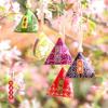 Dragon Boat Festival Embroider Zongzi Perfume Bag Embroidered Triangle Safe Moxa Leaf Finished Product Carry-on Pendant Festival Insect Repellent