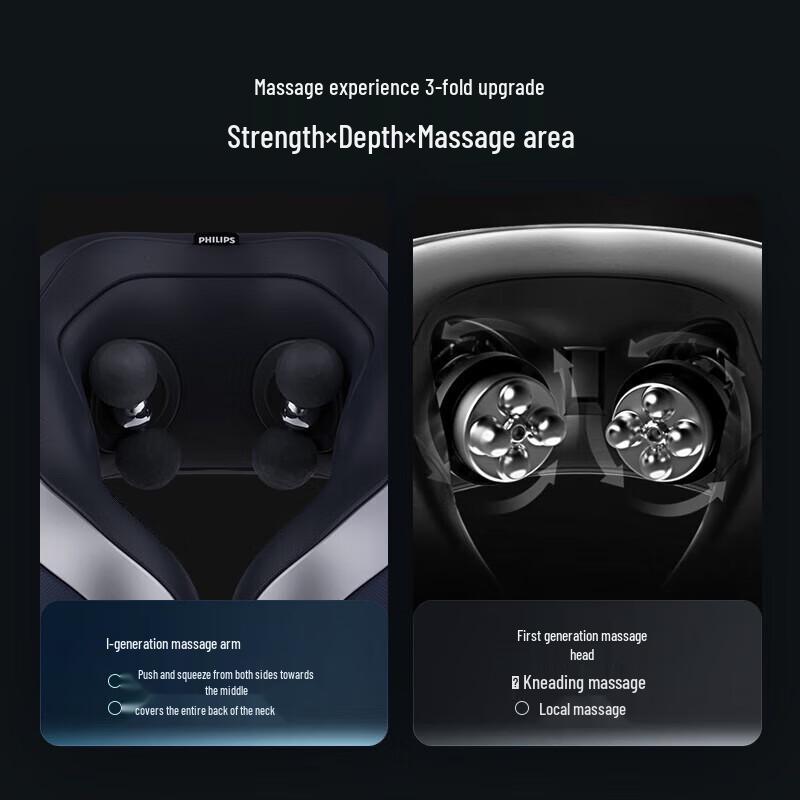 Philips U-образный массажер для шеи и плеч, штекер CN (адаптер в комплекте)