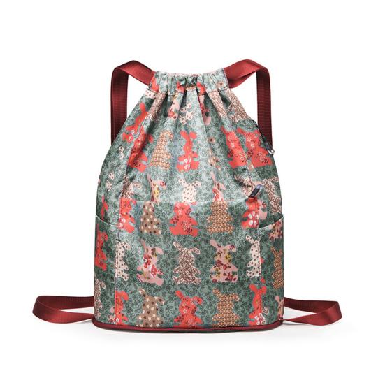 Водонепроницаемый складной рюкзак Yousheng на шнурке, устойчивый к истиранию, прочная универсальная дорожная сумка с несколькими карманами