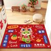 Chinese New Year 2025 Doormat The Year of Snake Carpets Door Entrance Mat Spring Festival Anti-slip Carpet Home Lucky Supplies
