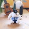 Cute Cute Traffic Police Bear Pendant Plush Toys Fire Police Bag Hanging Keychain Doll