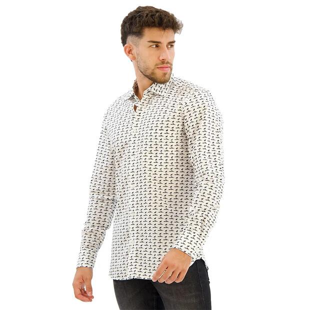 BOSS Remiton M 10260267 рубашка с длинным рукавом