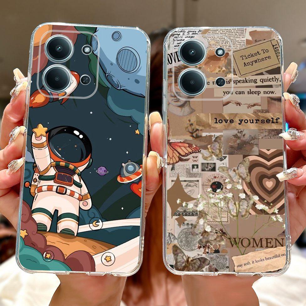 For Xiaomi Poco C85 4G Cover For Redmi 15C 4G Case Cute Cartoon Luxury Cool Boy Girls Fashion Butterfly Bumper Casing 25078RA3EA
