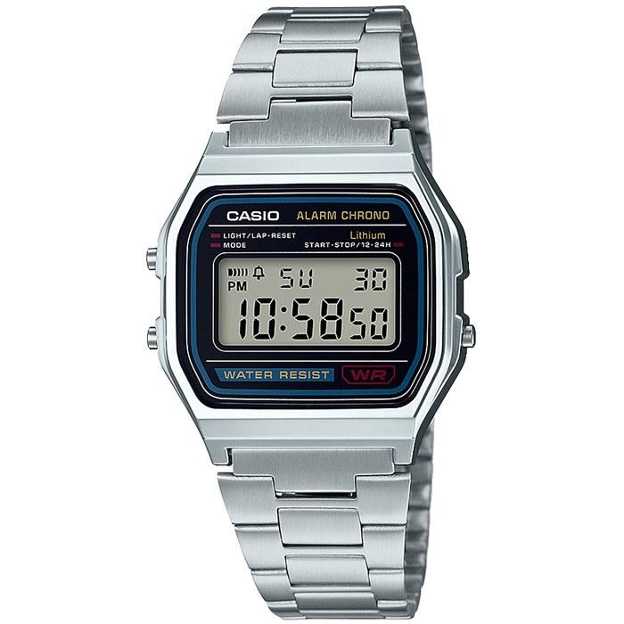 Casio Часы Casio Collection A158WA-1JH Мужские Серебристые A158(черный) 1 счет