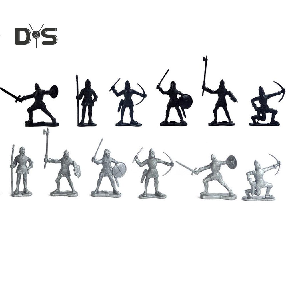 Играйте с собой Мини-воины Древние фигурки солдат Статическая модель Детская игрушка