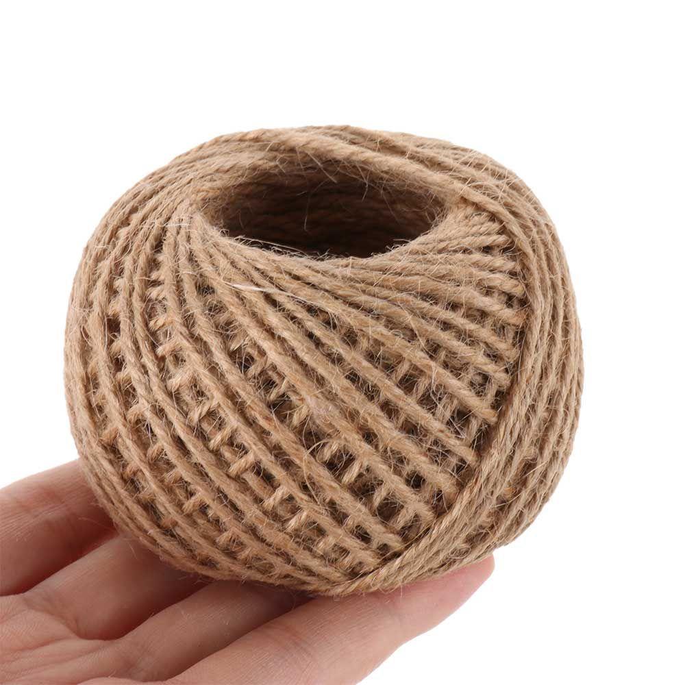 Cat Pet Scratching Cord String Jute Hemp Burlap Ribbon Natural Jute Rope 10/50/100Meter Jute Twine