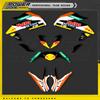 PowerZone Custom Team Graphics Backgrounds Decals For KTM 2017-2020 DUKE 125 390 Motorcycle SUPERMOTO Stickers Kit