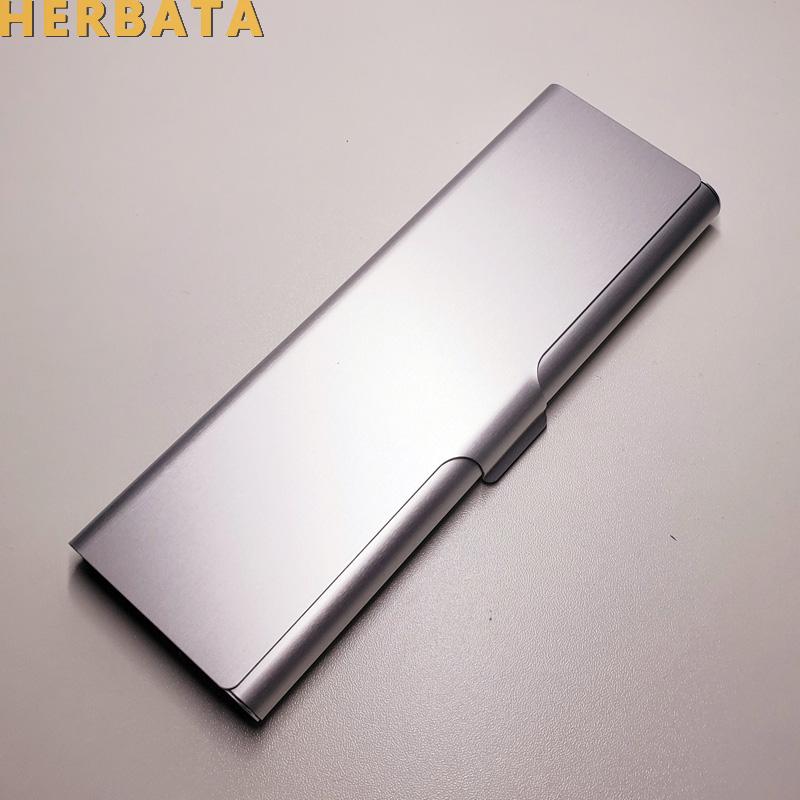 Premium Aluminum Pencil Case - Large Capacity Metal Stationery Box, Multi-Function School Supply Organizer