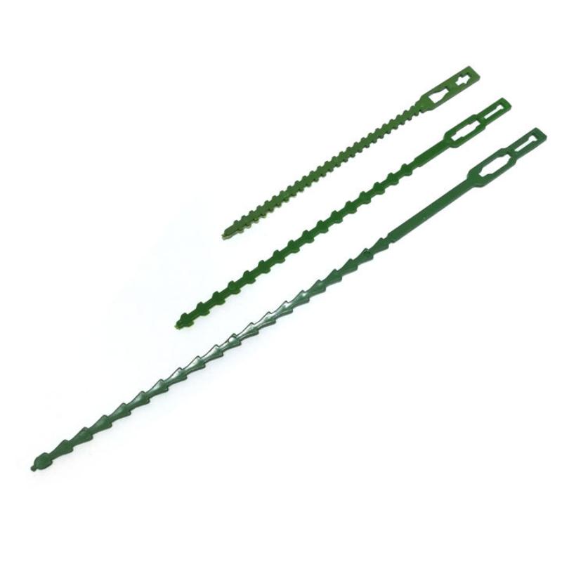 Регулируемые пластиковые кабельные стяжки для растений, многоразовые кабельные стяжки для садовых деревьев, опора для вьющихся растений, зажим для стебля томата