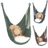 Сетчатое гамачное кресло-качели Подвесное сиденье-качели с подушкой Для сада на открытом воздухе Патио