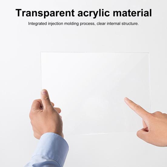 Акриловый держатель для брошюр, 3 уровня, размер А4, прозрачное настенное крепление, органайзер для столешницы, флаер, буклет, журнал для документов, литературный стенд, товары для дома.