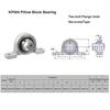 4/10Pcs Block Bearing KP08 KP000 KP001 KP002 KP003 KP004 Pillow Block Bearing Bore Ball Bearing Pillow Block Mounted Support