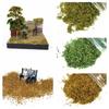 DIY Fairy Garden Wargame Accessories Miniature Static Leaf Layout Sand Table Simulation Mini Leaves