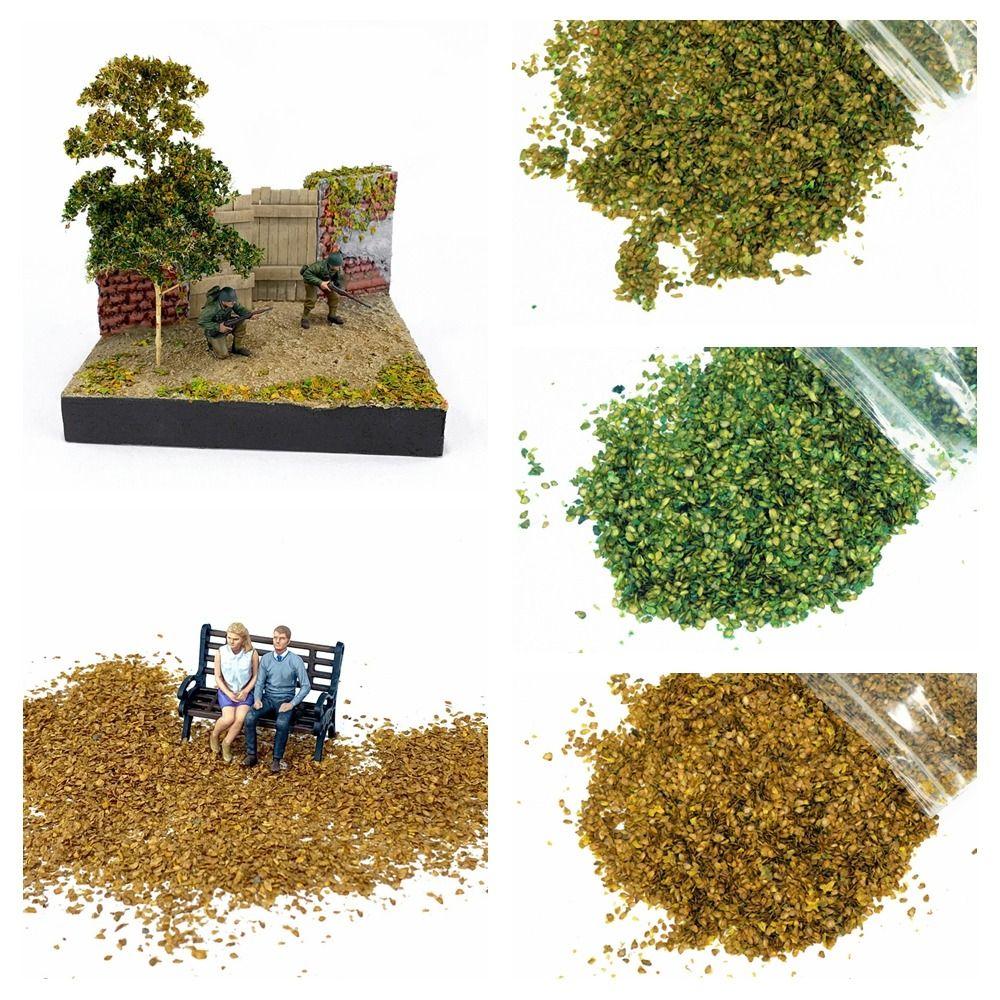 DIY Fairy Garden Wargame Accessories Miniature Static Leaf Layout Sand Table Simulation Mini Leaves