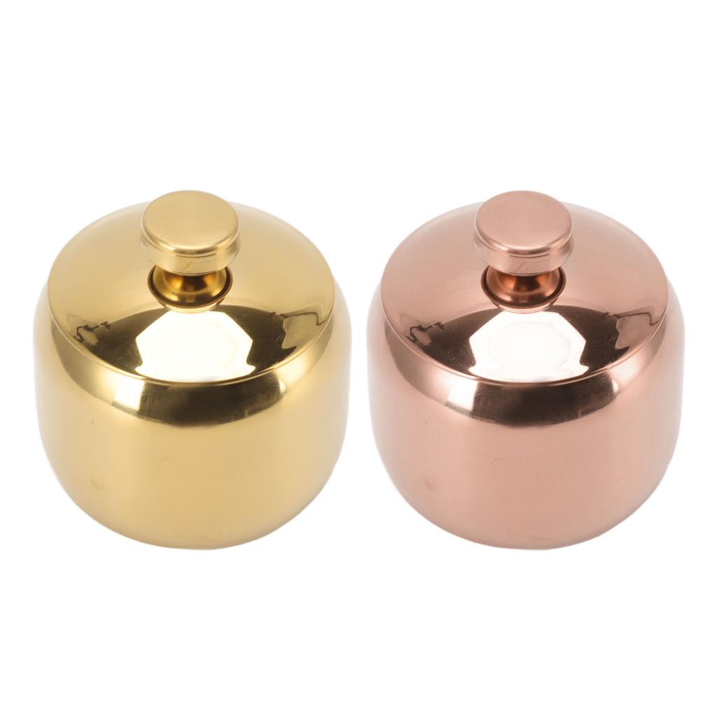 Горшок для приправ из нержавеющей стали с золотыми приправами, контейнер для специй, соли, сахара, перца, органайзер для хранения банок