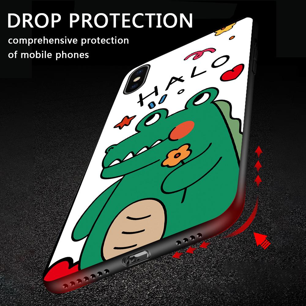 Мягкий силиконовый чехол из ТПУ с милыми мультяшными животными для iPhone 14 13 12 11 Pro Max 7 8 6 6s SE Samsung Galaxy S23 S22 Ultra S21 A53 M33 M30 S9 A21s