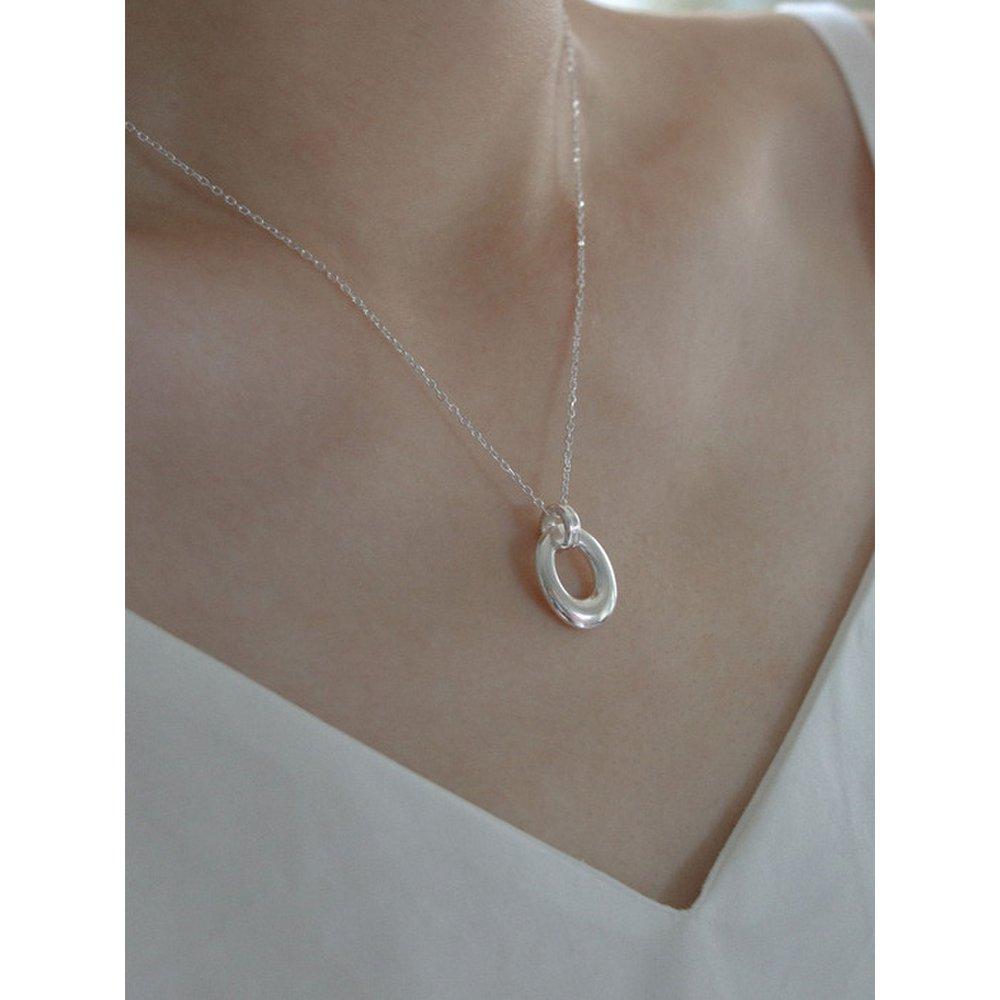 Silver925 Donut Necklace (2Color)