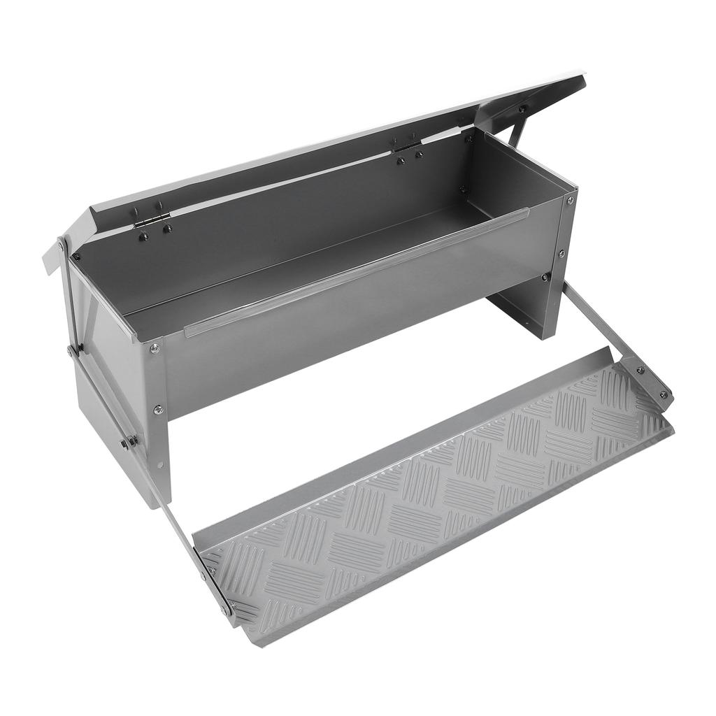 Автоматическая кормушка для кур из стали большой емкости, водостойкая, кормушка для птиц, дозатор еды с крышкой