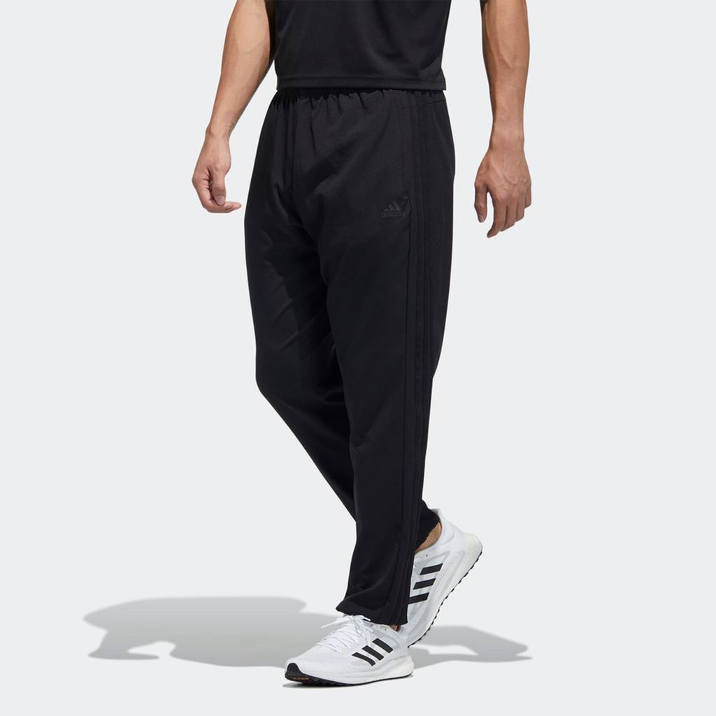 adidas Мужские брюки Essentials с тремя полосками, черные GN0833