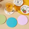 EVA Мягкая Резина Мультяшные Подставки Водонепроницаемые Нескользящие Теплоизоляционные Коврики Силиконовые Подставки для Чая Украшение и Аксессуары для Стола