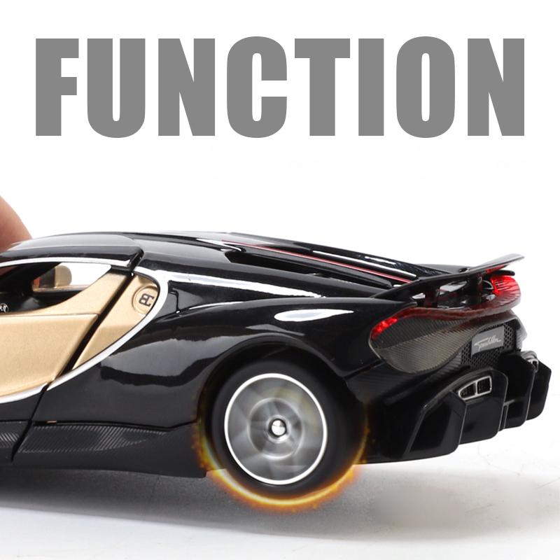 Масштаб 1/32 Суперкар Bugatti Tourbillon V16 Сплав Металл Литой Модель Машины Детские Игрушки Коллекция Mini GT Хобби Подарки на День Рождения Мальчик