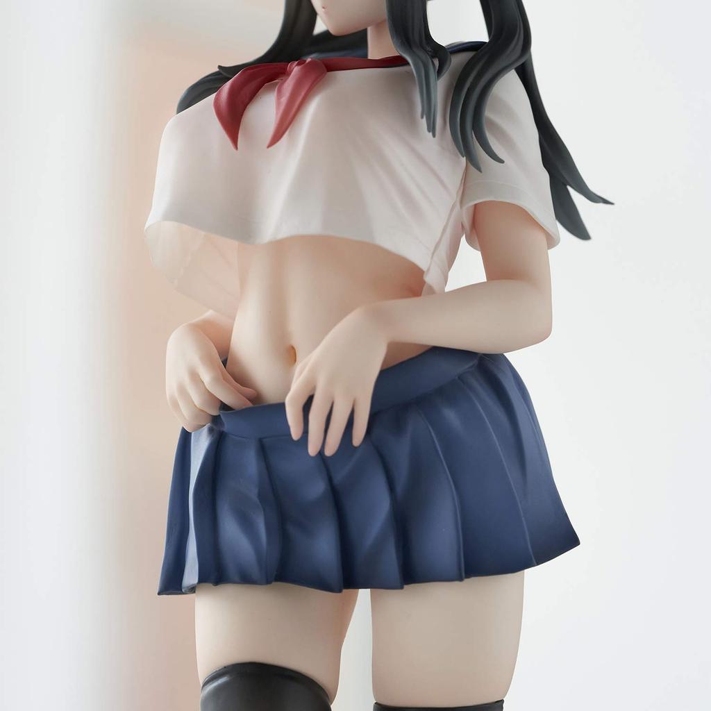Иллюстрация ПВХ АБС окрашенная готовая фигурка Curtain-chan B-Ginga Без масштаба &