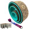 Aozora Yoga Wheel with the Most Detailed Over 30 Great for Stretching and Improving Backbends and 13-inch Step-by-Step Guide, Poses, (3-Pack - 6, 10,