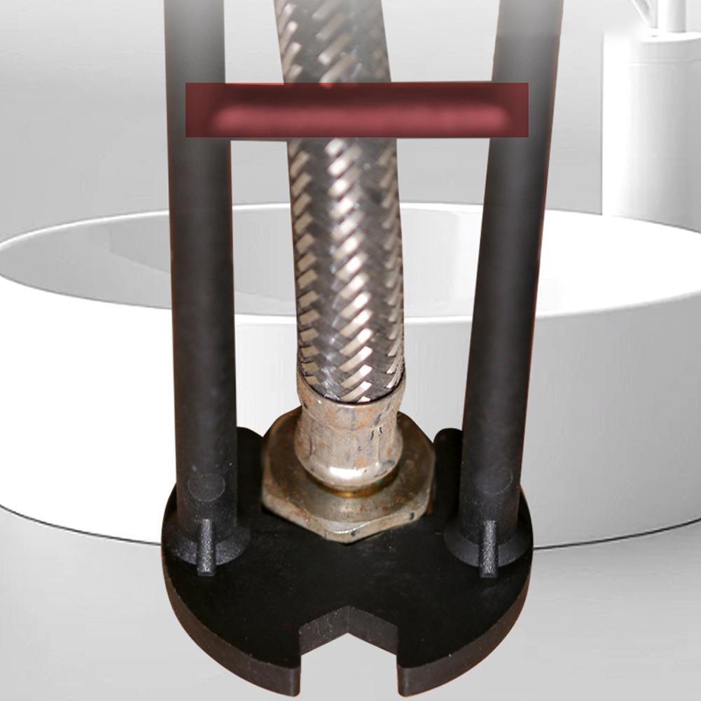 Multifunctional Sink Wrench, Upgrade Basin Wrench Strengthened Steel, Sink Faucet Wrench For Tight Spaces Faucet Wrench