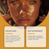 Golden Body Glitter Oil  LongLasting Shine, Moisturizing Highlight for Face  Body