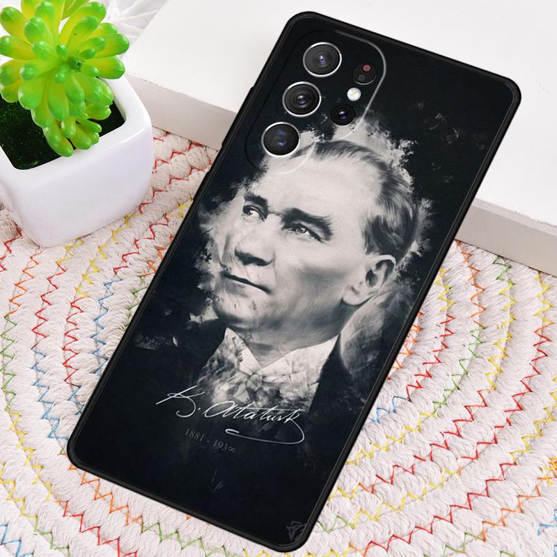Mustafa Kemal Ataturk soft Silicone Phone Case For Samsung Galaxy note 10 pro S26 S25 S24 S23 S22 S21 Plus S25Ultra Capa Cover