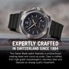 Watch Stainless Steel Case Black Dial Black Rubber Strap Gift [Victorinox] I.N.O.X. (316L/Forged) 241682.1 [