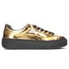 Puma Кроссовки Basket Platform Metallic Gold Женские Черные 362339-04