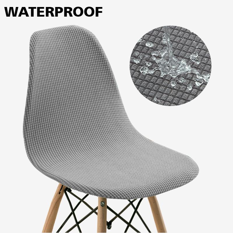 Водонепроницаемый чехол для стула, эластичный однотонный чехол для стула, для бара, отеля, дома, гостиной, съемный защитный чехол для мебели