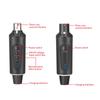 Microphone Wireless Xlr Transmitter and Receiver 48V UHF Wireless Mic System for Audio Mixer