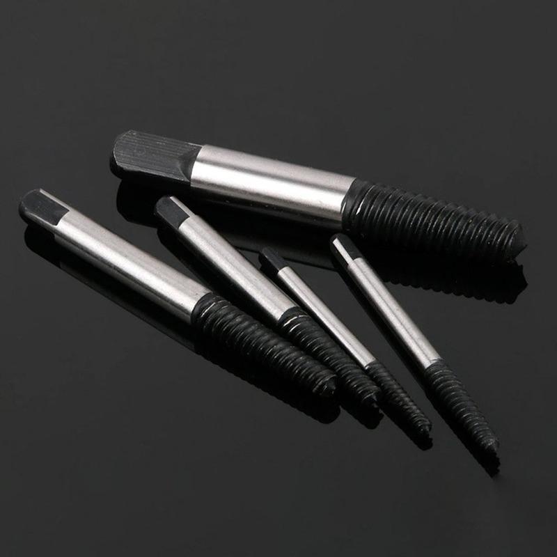 Сверла для извлечения поврежденных сломанных винтов, 5/6 шт., стальные прочные, легко извлекаемые центральные сверла, инструмент для удаления поврежденных болтов