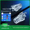 Прозрачные защитные колпачки RJ45 (кристальная голова) - Форма когтя Cat5/Cat6
