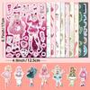 10 Second Dimensional Sailor Moon Stickers Loli Girl Characters Stickers Girl Diy Hand Account Stickers