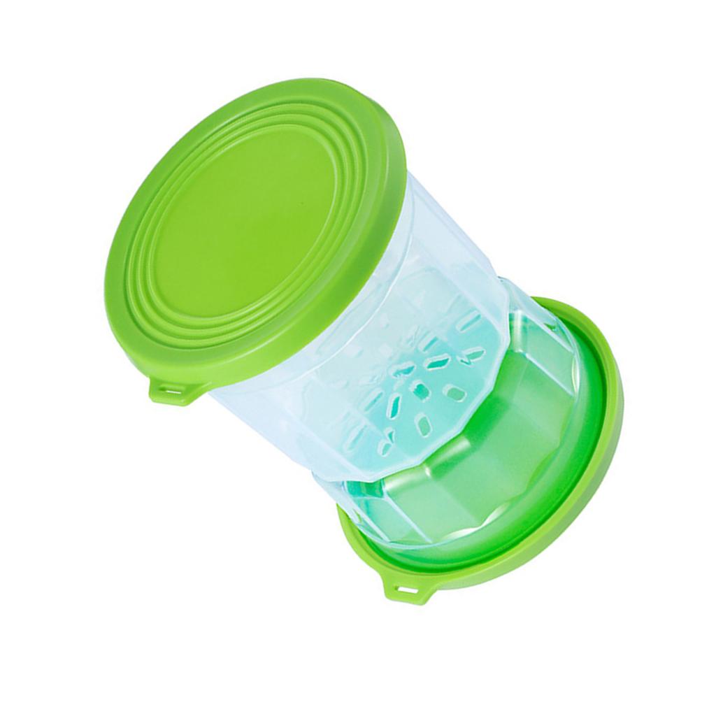 Герметичный стеклянный контейнер для оливок с дизайном в виде песочных часов, безопасная банка для маринования в холодильнике со съемным ситечком