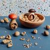 Casse-noix - Creative Home - Lot de 2 - Bois Naturel - 10 x 6 cm - Mécanisme à Vis