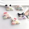 Cute Cartoon DIY Resin Ornaments: Sanrio Swimming Series Hair Clips, Phone Cases & Shoe Buckles