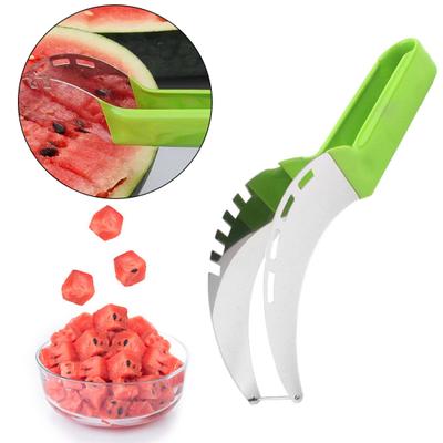 1/3 шт. Клипса-слайсер для арбуза из нержавеющей стали с ручкой-захватом Фрукты Овощи